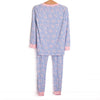 Wrapped in Ribbons Bamboo Pajama Set, Blue
