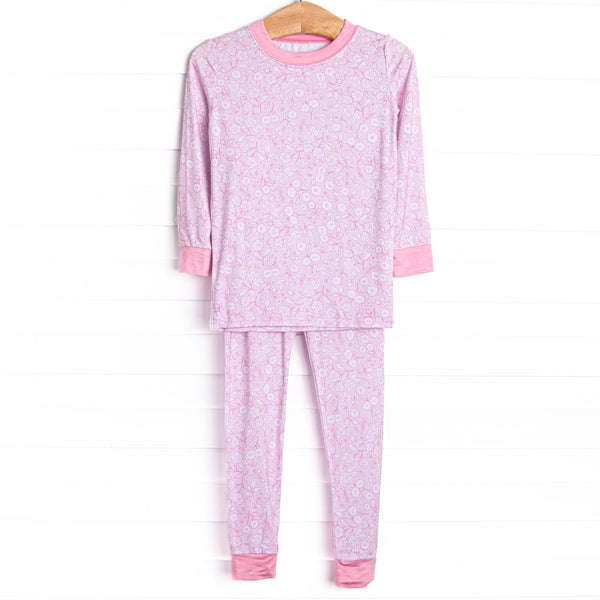 Delightful Days Bamboo Pajama Set, Pink