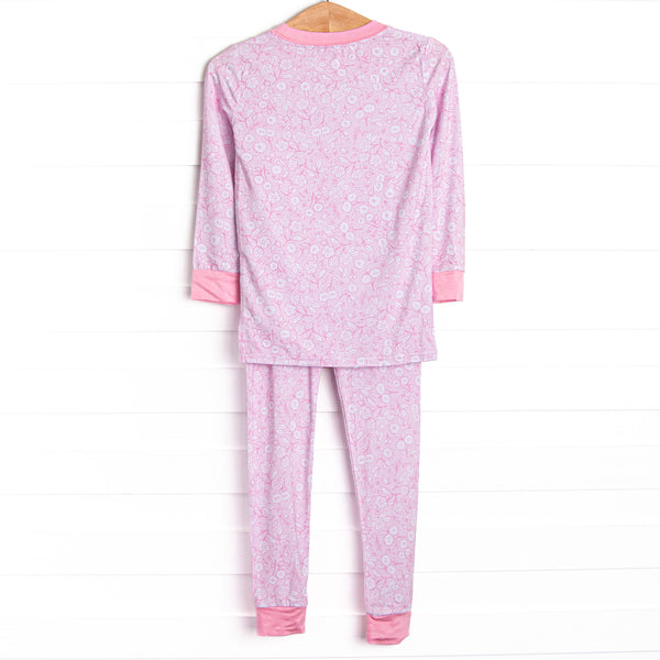 Delightful Days Bamboo Pajama Set, Pink