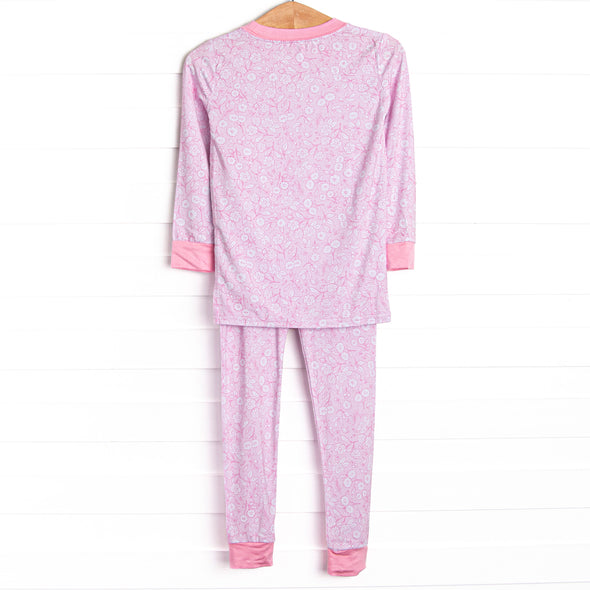 Delightful Days Bamboo Pajama Set, Pink