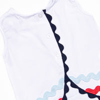 American Beauty Diaper Set, White
