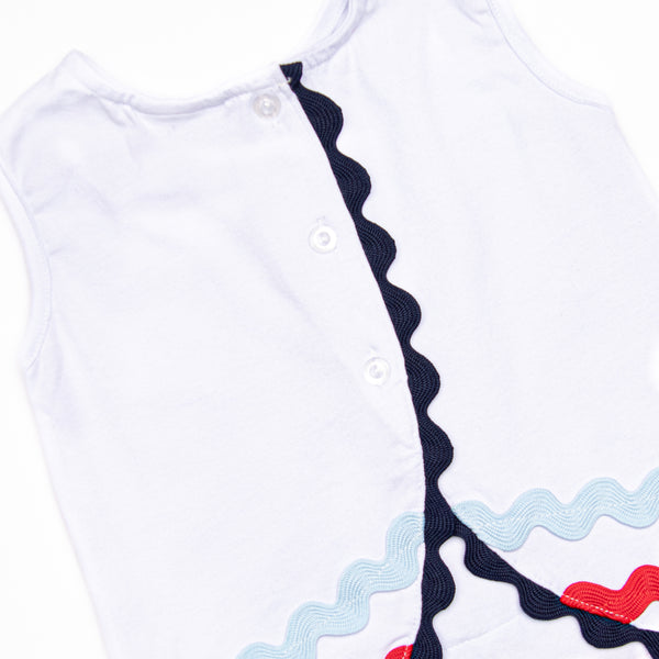 American Beauty Diaper Set, White