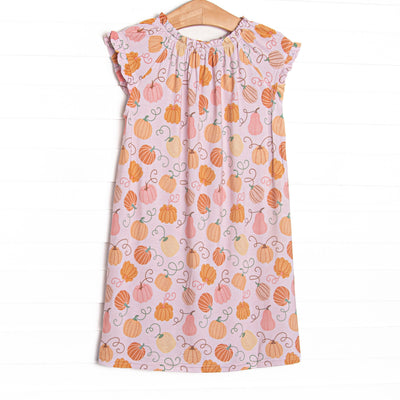 Growing Gourds Bamboo Night Gown, Pink