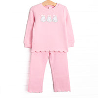 Boo Crew Trio Sweatsuit, Pink
