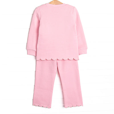 Boo Crew Trio Sweatsuit, Pink
