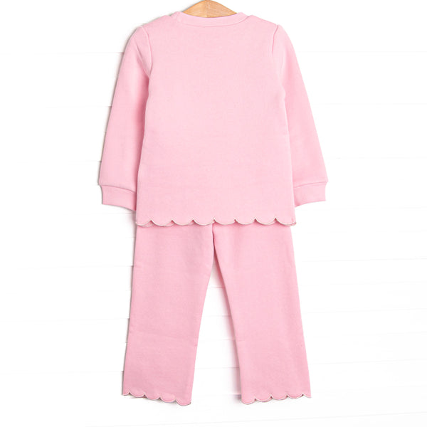 Boo Crew Trio Sweatsuit, Pink