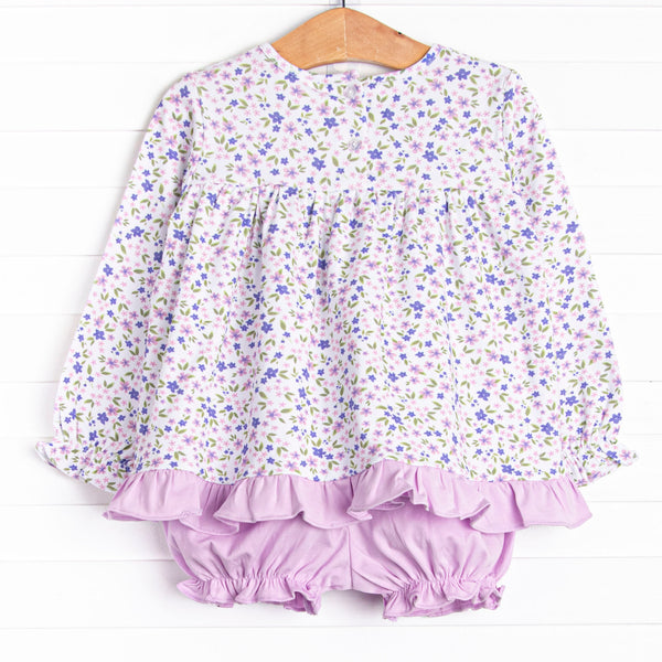 Penelope Purple Bloomer Set, Purple