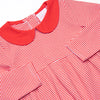 Elliot Long Sleeve Bubble, Fire Red Stripe