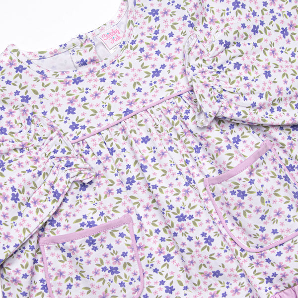 Penelope Purple Bloomer Set, Purple