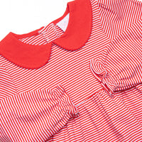 Erin Long Sleeve Legging Set, Fire Red Stripe