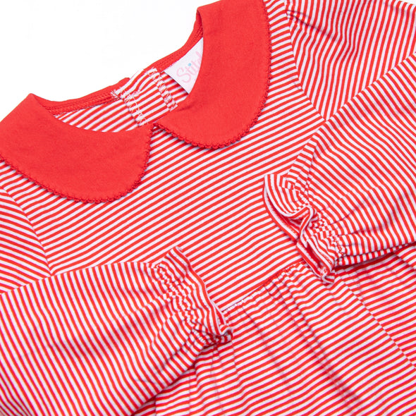 Erin Long Sleeve Legging Set, Fire Red Stripe