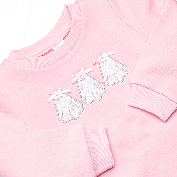 Boo Crew Trio Sweatsuit, Pink