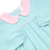 Karina Romper, Pink and Mint Stripe