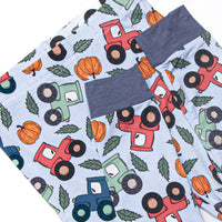 Autumn Acres Bamboo Pajama Set, Blue