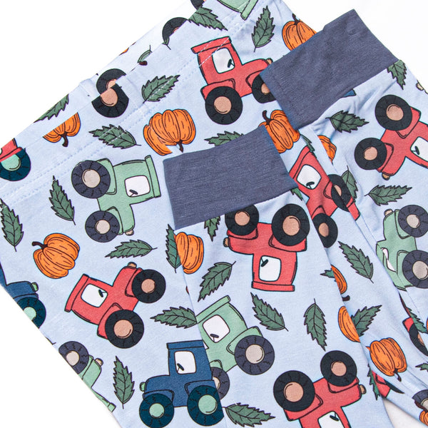 Autumn Acres Bamboo Pajama Set, Blue