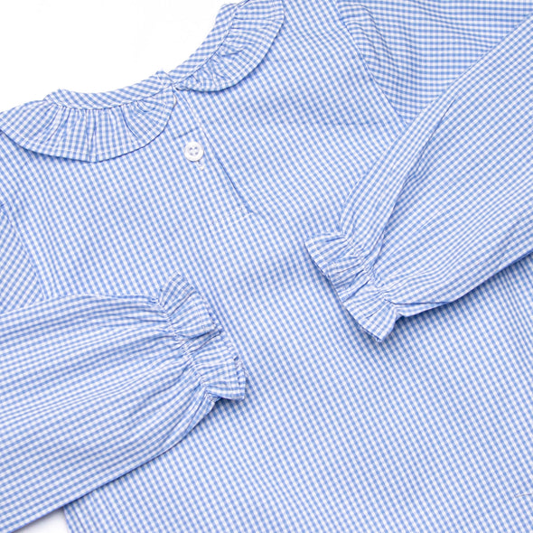 Chasing Tails Applique Dress, Blue