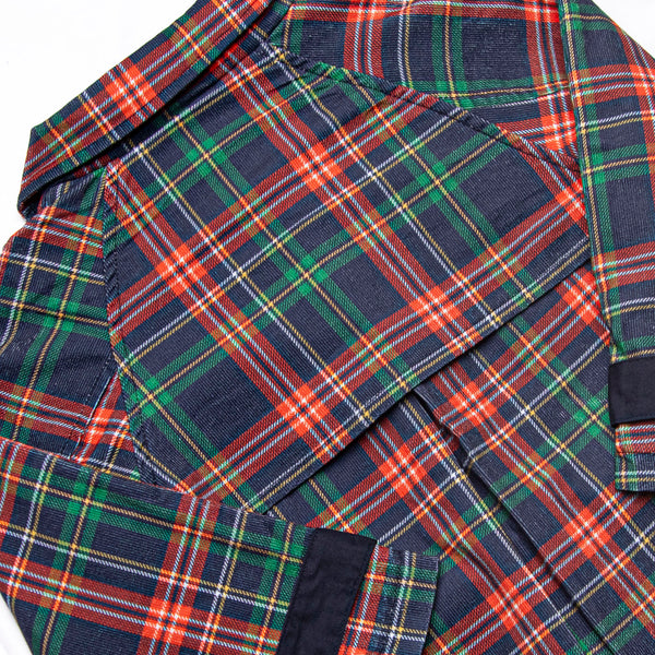 Timeless Tartan Corduroy Coat, Blue
