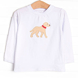 Chasing Tails Applique Top, White