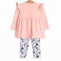 Dare To Blossom Legging Set, Pink