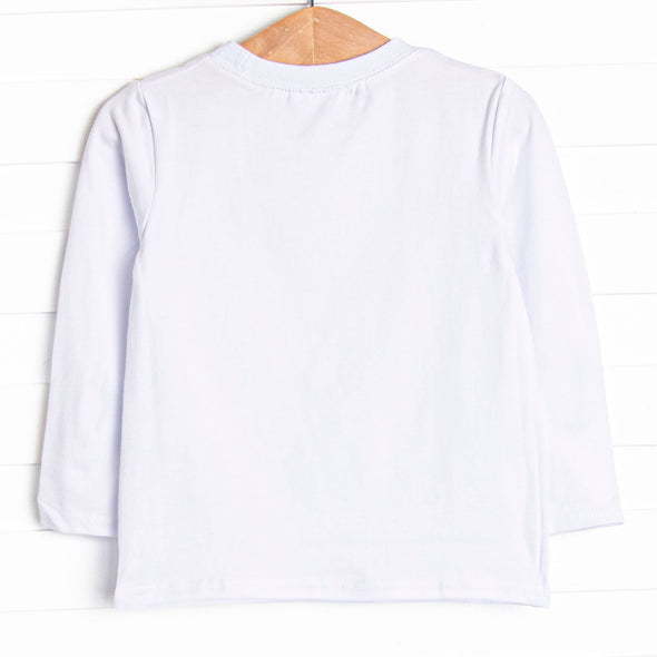 Chasing Tails Applique Top, White