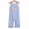 Chasing Tails Applique Jon Jon, Blue