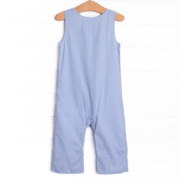Chasing Tails Applique Jon Jon, Blue