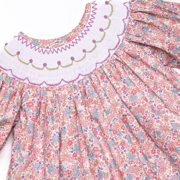 Petunia Purple Smocked Legging Set, Purple