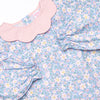 Gardenia Garden Diaper Set, Blue
