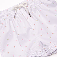 Classic Cut Ruffle Short, (3 Colors)