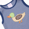 First Quack of Spring Applique Jon Jon, Blue