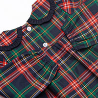 Timeless Tartan Long Sleeve Dress, Blue