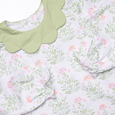 Petals in the Pond Legging Set, Green
