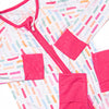 Dreaming of Color Bamboo Zippy Pajama, Pink