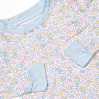Wildest Dreams Bamboo Pajama Set, Blue