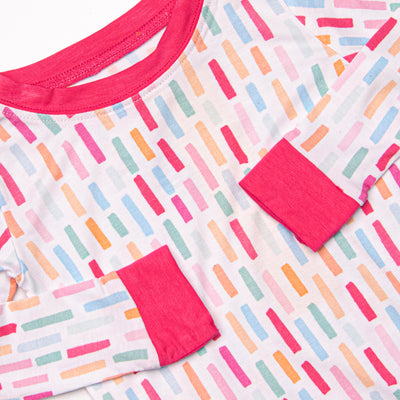 Dreaming of Color Bamboo Pajama Set, Pink