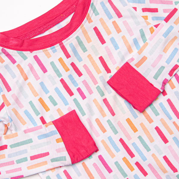 Dreaming of Color Bamboo Pajama Set, Pink