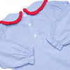 Chasing Tails Applique Diaper Set, Blue