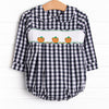 Fall Pickins Smocked Bubble, Navy