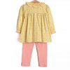 Darling Designs Smocked Legging Set, Yellow