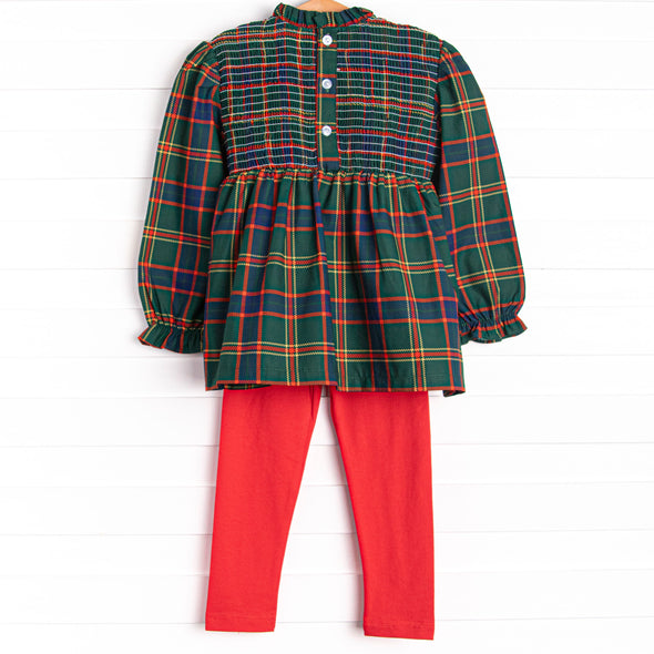 Tartan Traditions Legging Set, Green