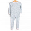 Garden Gate Gingham Bamboo Pajama Set, Green