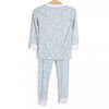 Garden Gate Gingham Bamboo Pajama Set, Green