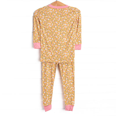 Macie Marigold Bamboo Pajama Set, Yellow