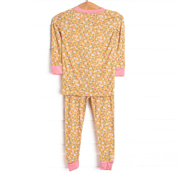 Macie Marigold Bamboo Pajama Set, Yellow