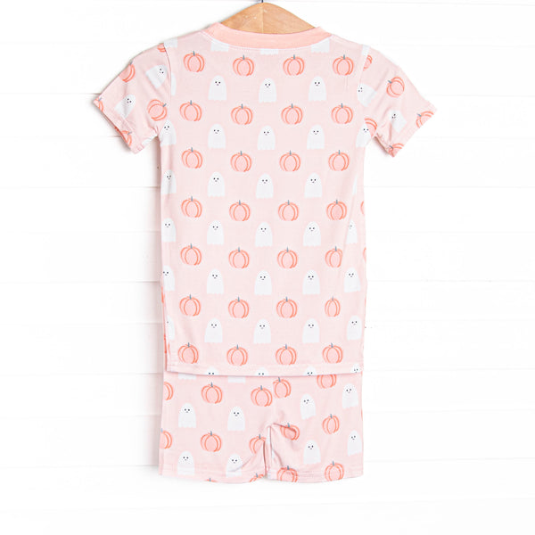 Little Boo Thing Bamboo Pajama Short Set, Pink