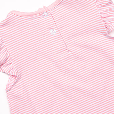Very Sweet Vines Applique Dress, Pink