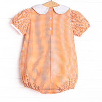 Boo! Embroidered Bubble, Orange