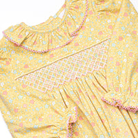 Darling Designs Smocked Legging Set, Yellow