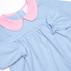 Olivia Legging Set, Pink and Medium Blue Stripe