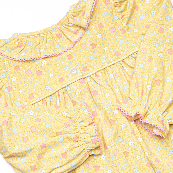 Darling Designs Smocked Legging Set, Yellow